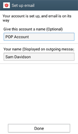 Email Account Name